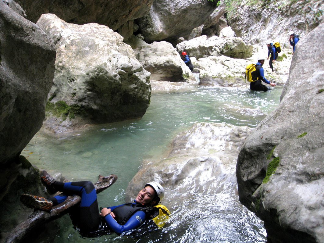 Descenso de barrancos en Río Vero