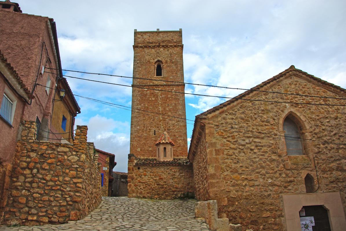 La iglesia parroquial de San Blas en Anento, Zaragoza